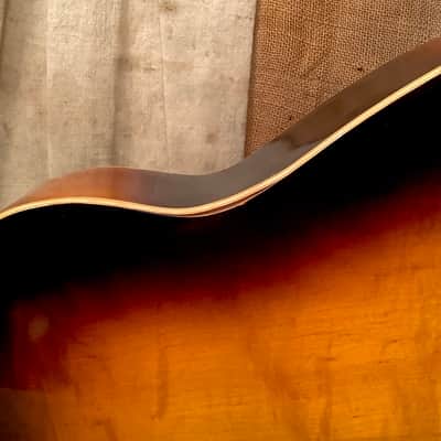 Epiphone FT-75  Seventy Five 1944 Sunburst Jumbo Flat-Top image 17