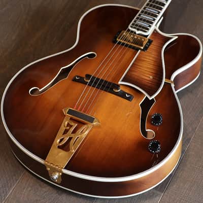 Heritage Golden Eagle Archtop Hollow Body Electric Guitar Antique Sunburst + OHSC image 5