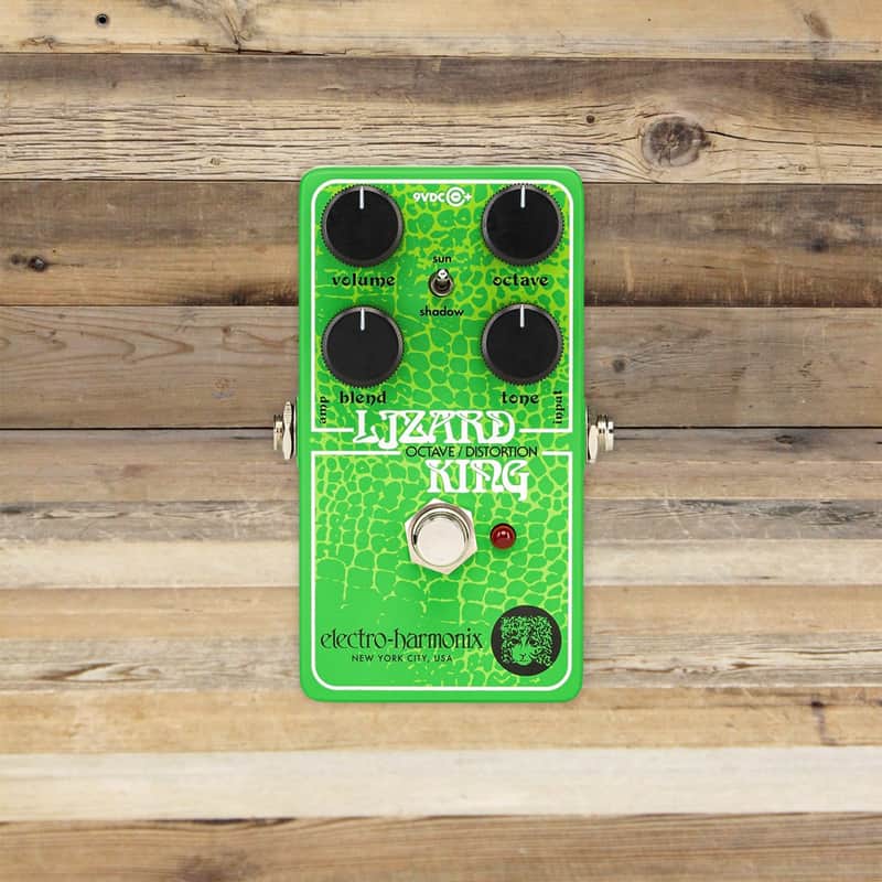Open Box Electro-Harmonix Lizard King Bass Octave Fuzz Effect Pedal image 1