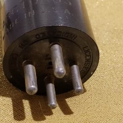 Arcturus ONE (1) Type 01A Antique AT1000 TESTED Vacuum Tube Engraved Blue glass Triode 1923-1931 image 6