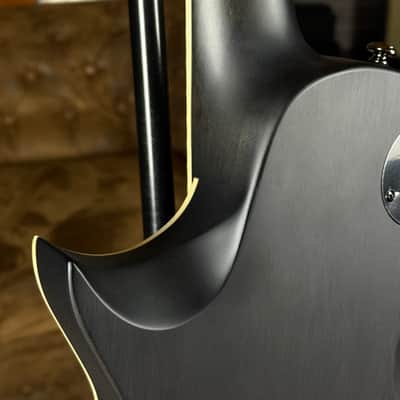 ESP LTD EC-401 QM See Thru Black Satin - 3,462 kg - SN# W22121411 - NEW image 9