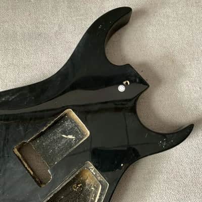 Black HH Left Handed Guitar Basswood Body image 5