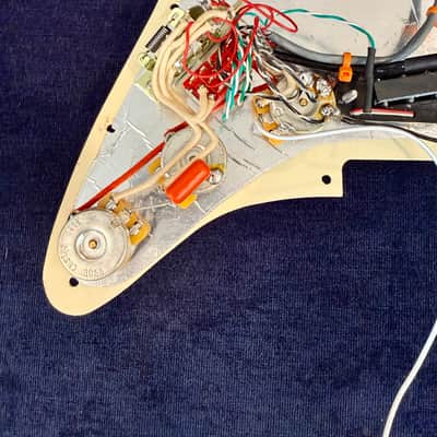 920D Custom Stratocaster Polyphonic Loaded Pickguard 2023 - Aged White image 3