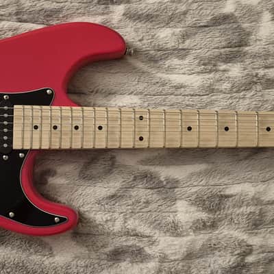 Glarry Stratocaster ST Electric Guitar - Candy Apple Red - Maple Fretboard - Single Coils image 8