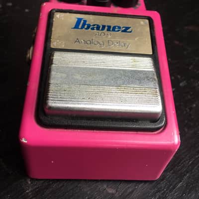 Ibanez AD-9 Analog Delay 1980s - Hot Pink image 3