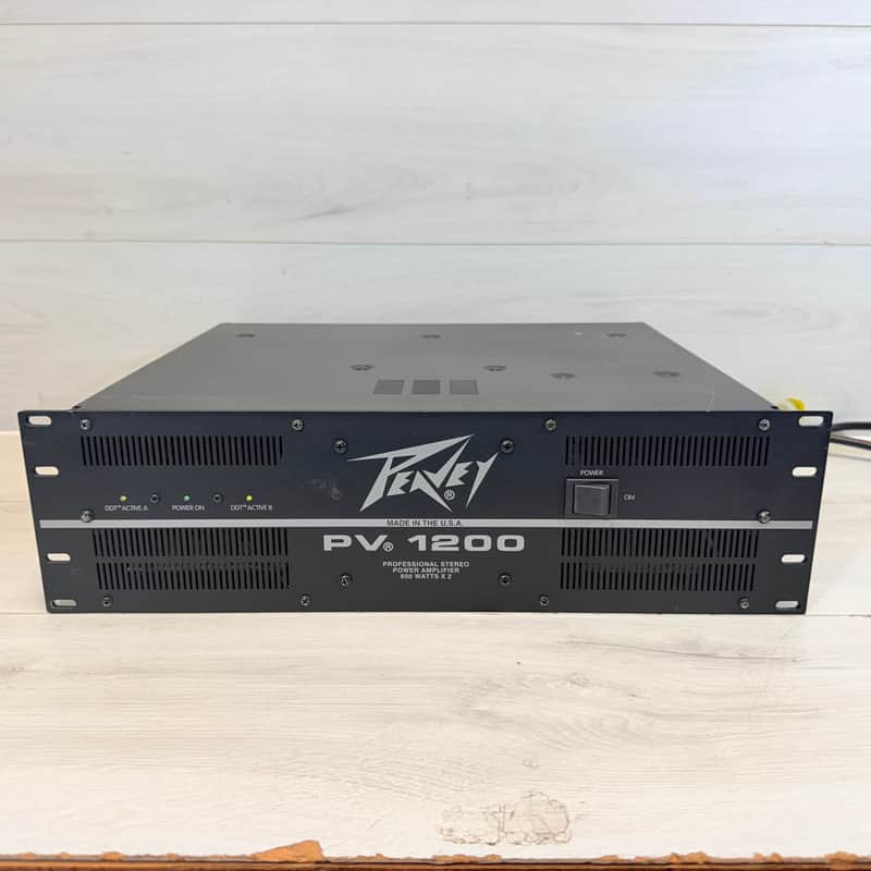 Peavey PV 1200 Professional Stereo Power Amplifier 600W x2 Made in USA image 1