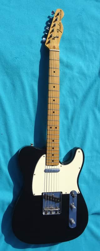 Fender Telecaster 1974 Black Maple Neck Ash Body image 1