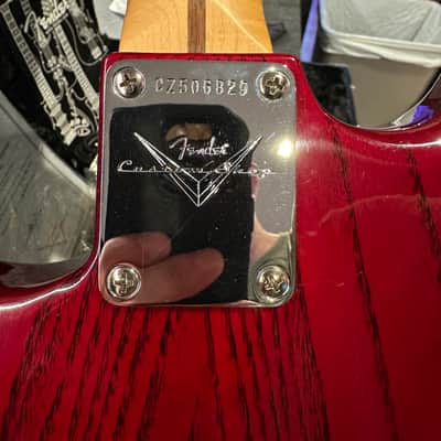 Fender Custom Shop Custom Classic Stratocaster – 2007 – Crimson Transparent Ash – Lace Sensor Pickups – OHSC & COA image 17