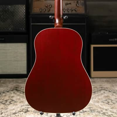Gibson J-45 Special Dreadnought Acoustic/Electric Guitar - Satin Wine Red with Gig Bag image 7