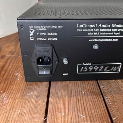 LaChapell Audio 992EG 2-Channel Tube Mic Preamp with Extended Gain 2010s - Red image 11