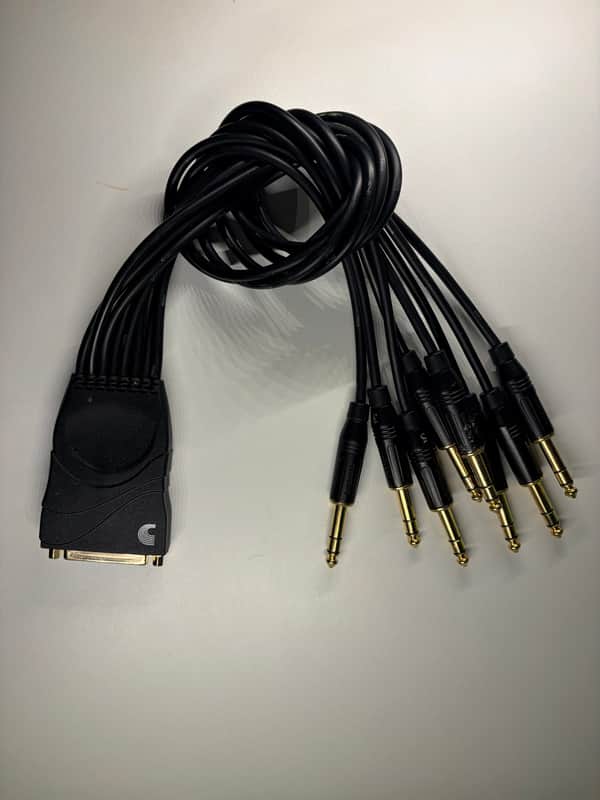 D'Addario PW-TRSB-01 Planet Waves 8-Channel Modular Snake TRS Breakout Cable 2008 - 2020 - Black image 1