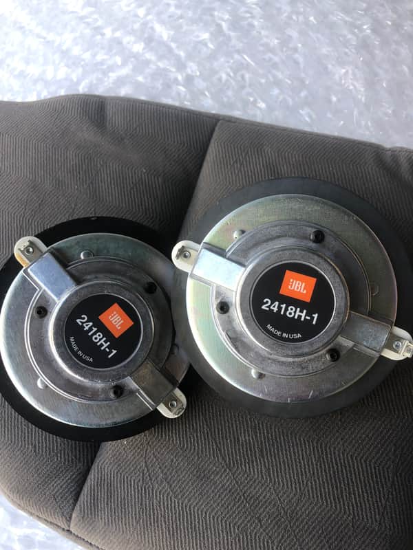JBL  2428H-1 driver tweeter horns image 1