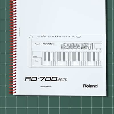 Roland RD-700NX — 3 in 1 Owners Manual Guide Instructions — 168 Pages — USA Made