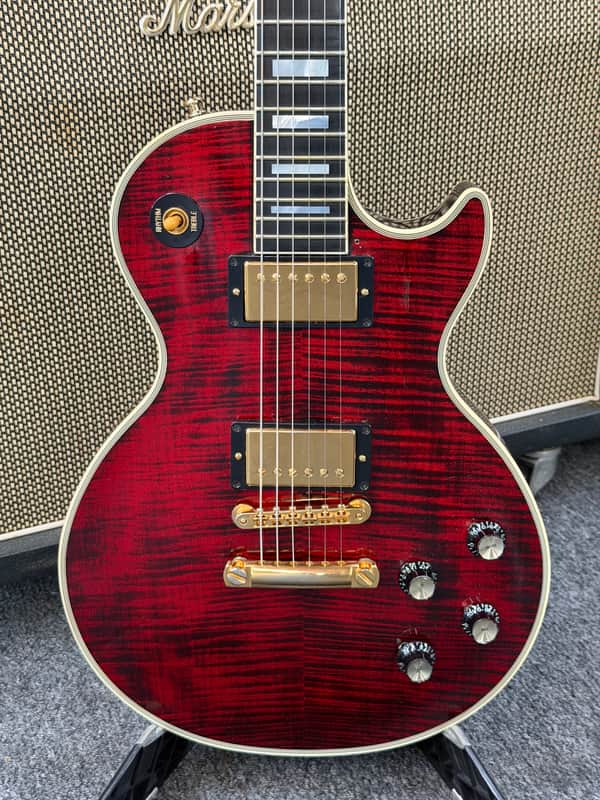 Gibson Custom Shop '68 Les Paul Custom Reissue 2007 - Red Tiger image 1
