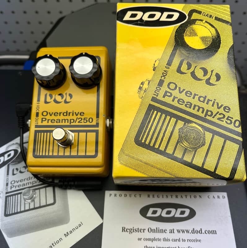 DOD Overdrive Preamp 250 * original box and papers included! image 1