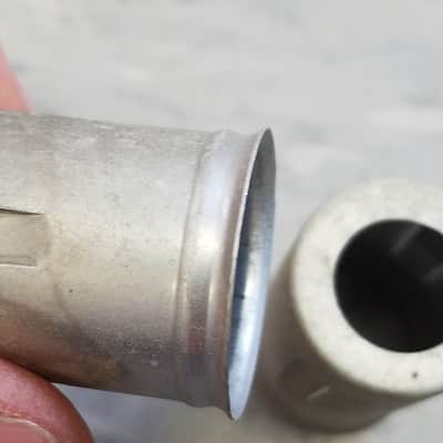 Elco Pair (2) Tube Shields 12AX7 9-pin 4-Pinch 450-599 Vintage Vacuum 1950s-1960s image 6