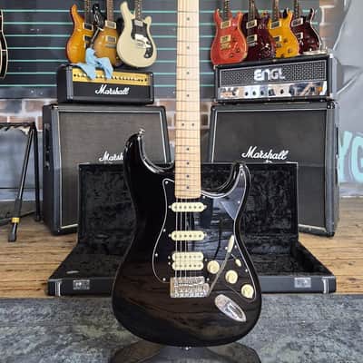 Fender American Performer Stratocaster HSS 2023 Gloss Black Electric Guitar image 1