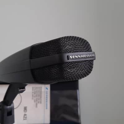 Sennheiser MD 421-U Cardioid Dynamic Microphone 1960s - 1990s - Black image 1