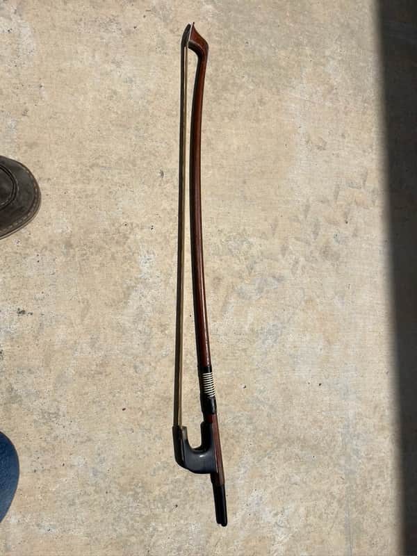 One German one French bass bow image 1