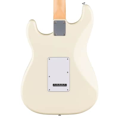 Fender Standard Stratocaster Electric Guitar, Maple Fingerboard, Olympic White image 2