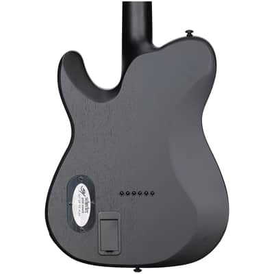 Schecter PT Black Ops Electric Guitar, Satin Black Open Pore image 5