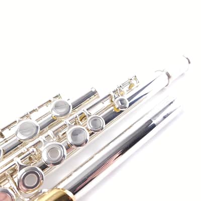 Refurbished Jupiter CXL *Gold Clad Lip* Silver Head Intermediate Flute B Foot image 5