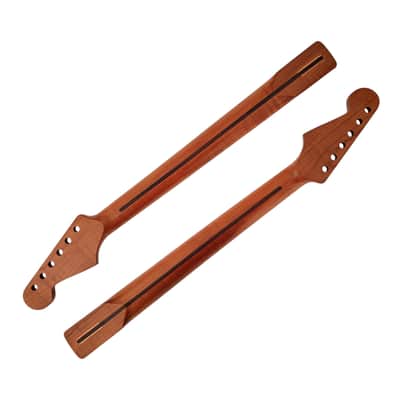 S-Style neck one piece Roasted maple with maple fretboard (Nitro Satin) - round end frets image 2