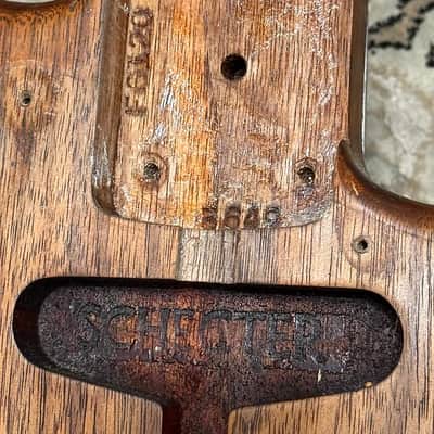 Schecter Van Nuys Dream Machine Exotic 1982  - Walnut  Natural Exotic Woods 8.5 lbs image 10