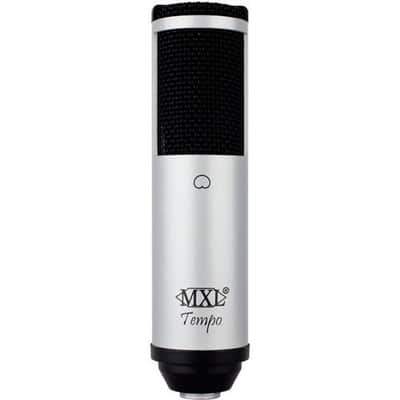 MXL MXL-TEMPO SK USB Mic w/ Headphone Jack – Silver body w/ black grill image 1