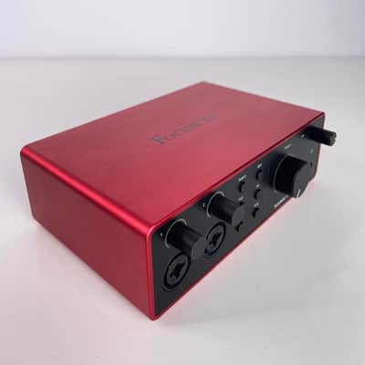 Focusrite Scarlett 4i4 4th Gen USB Audio Interface 2024 - Red image 3