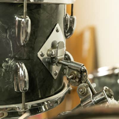 1962 Slingerland Black Diamond Pearl "Double Rail" Drum Set image 15