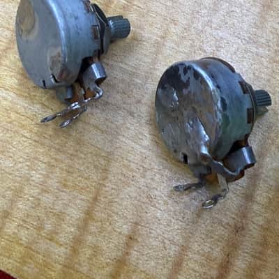 2 Gibson Centralab 500k pots 1965 image 4