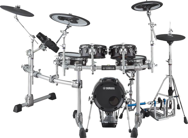 Yamaha DTX10K-M Electronic Drum Set w/Mesh Pads, Black Forest image 1