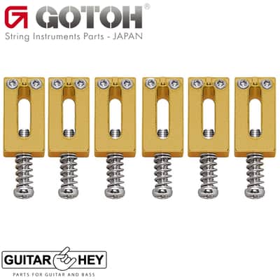 NEW Gotoh S105 Guitar Saddle Set Steel Suitable for NS510 / 510FX - GOLD image 1