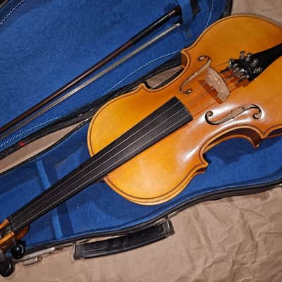 Josef Lorenz Luby (Schonbach) 3/4 Violin, Czech, Glasser bow. Very Good Cond image 8