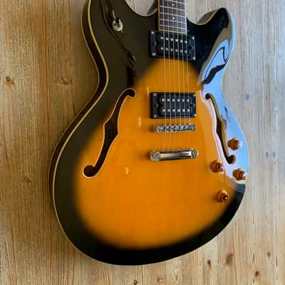 Washburn HB30 SUNBURST 2006 + ETUI 2006 - sunburst image 7