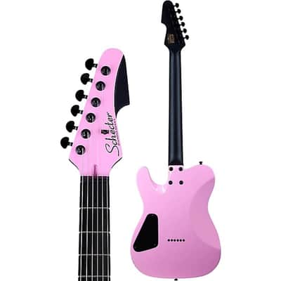 Schecter Machine Gun Kelly PT Electric Guitar - Hot Pink image 4