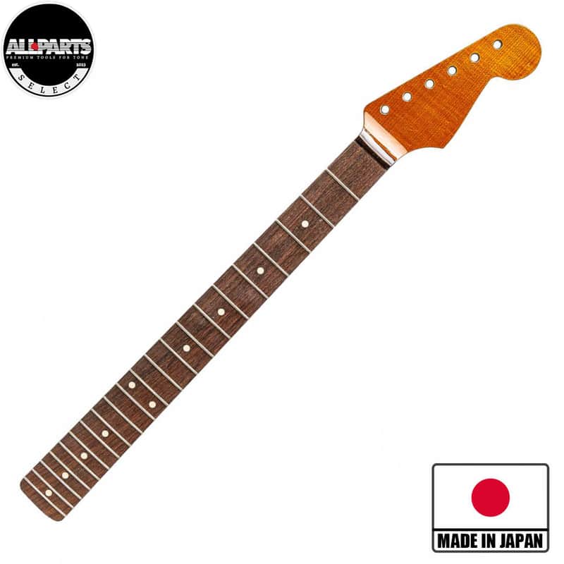 Allparts Select Tribute Series "Pride and Joy" Replacement Strat Neck Roasted Quartersawn Maple - Licensed by Fender