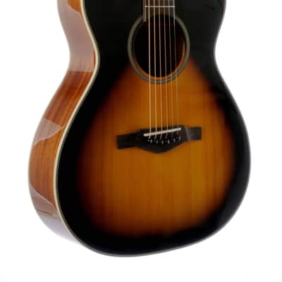 Eko EGO Icon I EQ Vintage Sunburst Sitka Spruce Top OM Electro Acoustic Guitar New image 2
