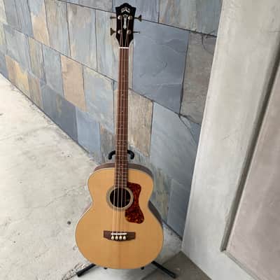 Guild B-140E Acoustic Bass, Natural Satin image 2
