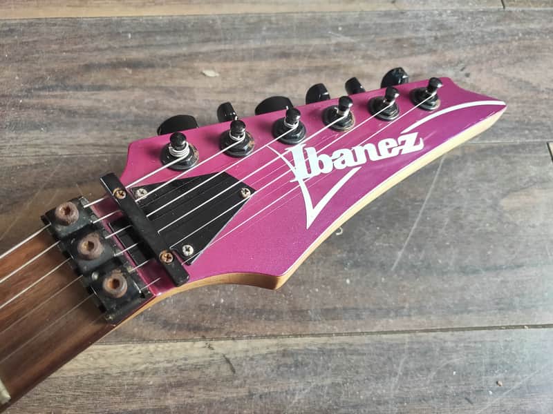 1990 Ibanez Japan (Fujigen) RG560 HSS Superstrat (Purple Neon