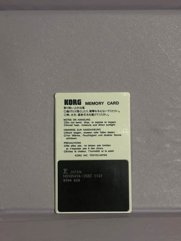 Korg M1 Organ Expansion Card Set – MSC-09 PCM + MPC-09 Program