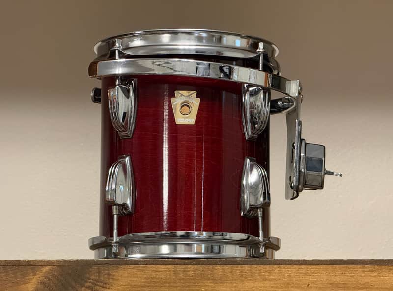 1990's Ludwig 8" Cherry Lacquer 9x8 Classic Maple Rack Tom image 1