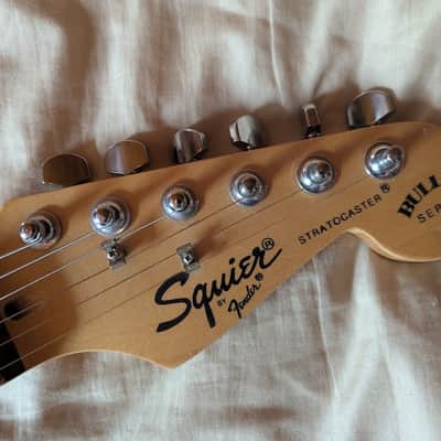 Squier Stratocaster NC4 1994 - Black - full thickness body image 2