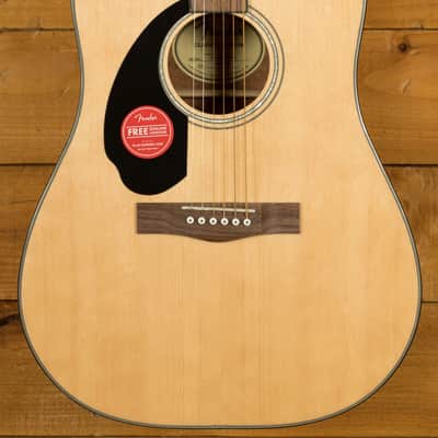 Fender CD-60S Dreadnought Left-Handed - Walnut - Natural image 3