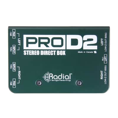 Radial Pro-D2 Full Range Stereo Passive Direct Box - DI Box image 2