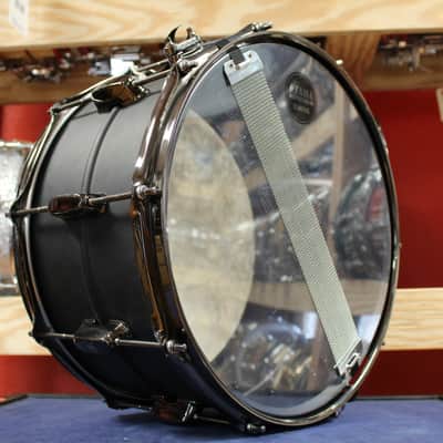 Tama 8x14 Sound Lab Project Big Black Steel Snare Drum image 5