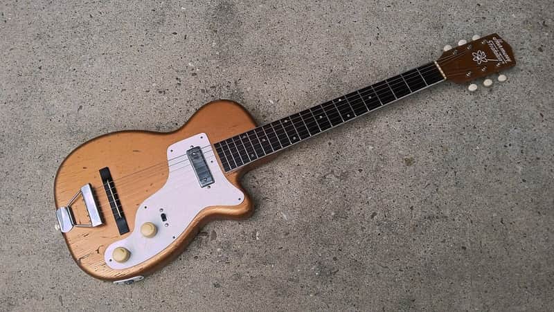 1955 Harmony H-44 Stratotone Electric Guitar image 1