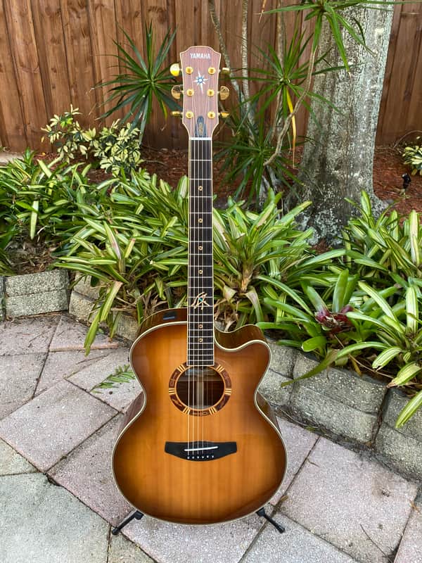 Yamaha CPX15 East Acoustic Electric Guitar Compass Active Electronics Case 2001 image 1