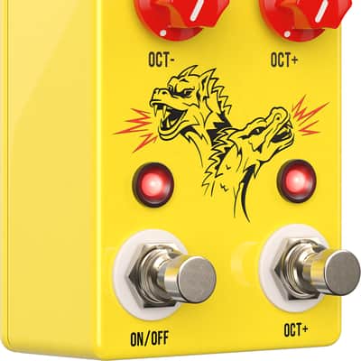 JHS Double Dragon Lo-Fi Octave Effects Pedal image 3